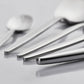 Lizbon, 60 Piece Stainless Steel Cutlery Set for 12 People, Silver