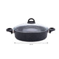 Karaca Dark Stone Biogranite 26cm Saucepan for Aubergine Dishes Non-toxic