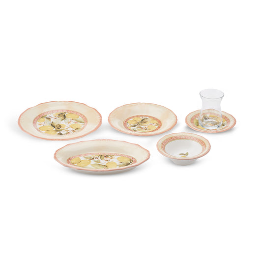 Karaca Sevilla 26 Piece Breakfast Set for 6 People