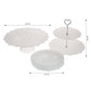 Karaca Glass Serveware Set, 8 Piece, White Transparent