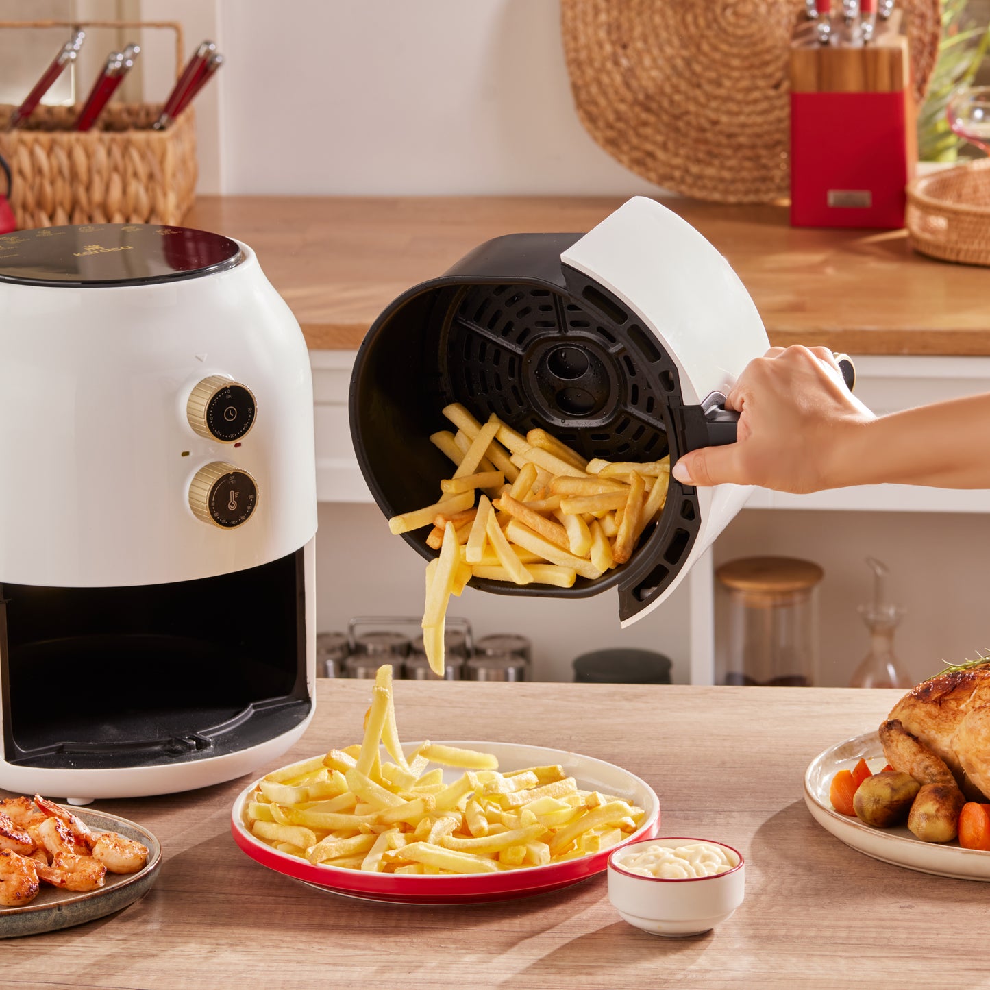 Multifry, Oil Free Air Fryer, 3.5L, White