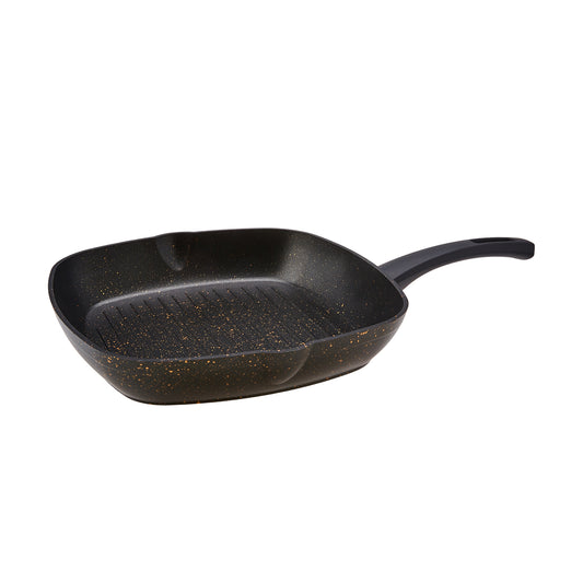 Karaca Biogranit Blackgold Frying Pan and Grill Pan Set