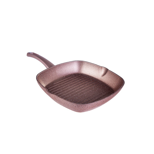 Karaca Biogranite Rosegold Frying Pan and Grill Set