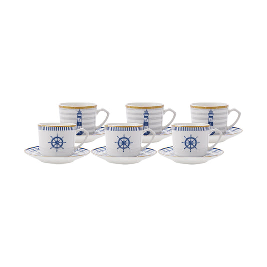 Karaca Marin Coffee Cup Set for 6 Person