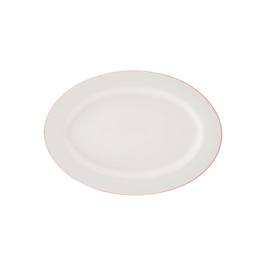 Karaca Elica Plato de servire oval roz 31 cm