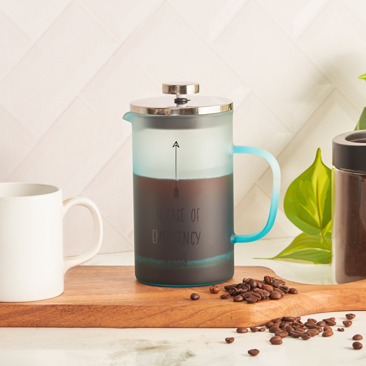 Karaca Emergency French Press 600 Ml Blue