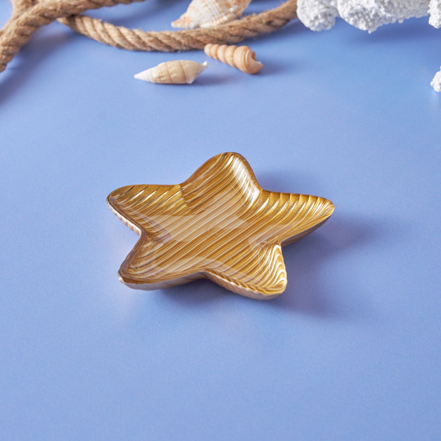 Karaca Aqua Marine Star Gold Bowl 11 cm