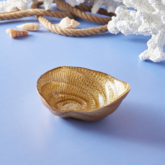 Karaca Aqua Marine Snail Gold Bowl 13 cm