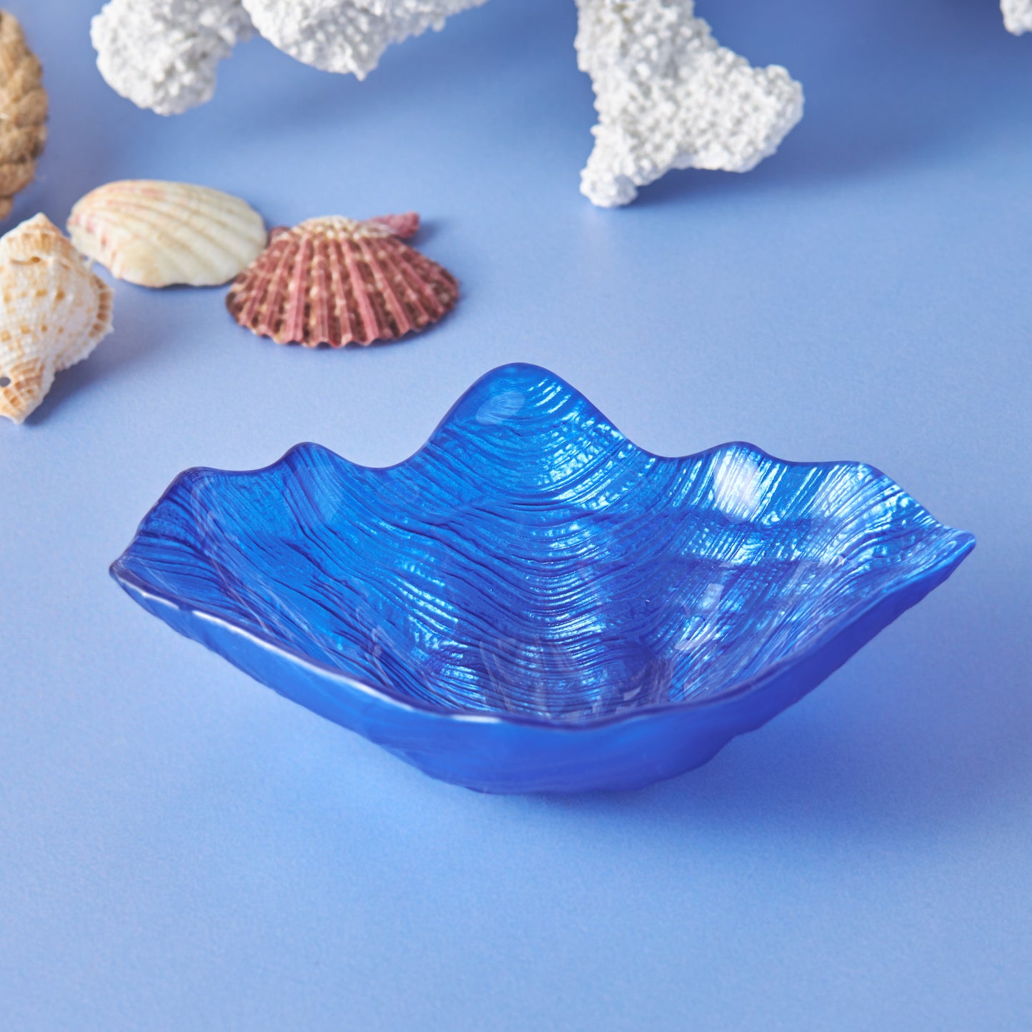 Bol pentru gustări Karaca Aqua Marine Oyster albastru, 15 cm