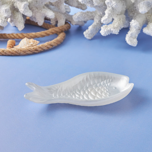 Karaca Aqua Marine Fish White Bowl 16 Cm