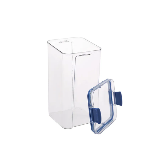 Solida, Storage Container, Blue Transparent