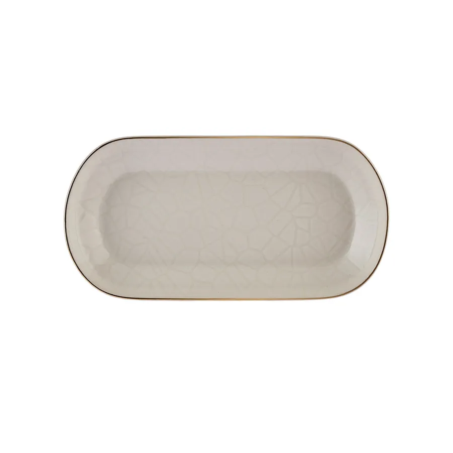 Calvin, Ceramic Serving Platter, 26cm, Multi