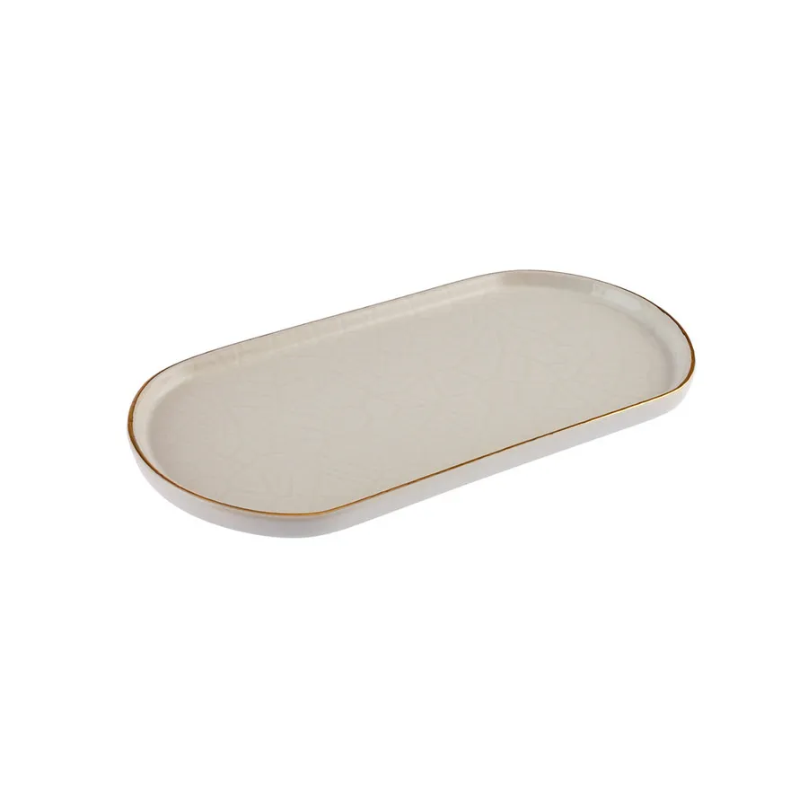 Calvin, Ceramic Serving Platter, 22cm, Multi