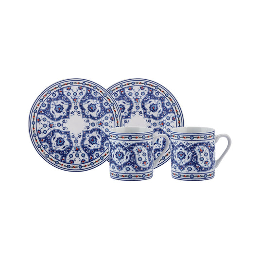 Karaca Gulhane Set cesti de cafea pentru 2 persoane 80 ml