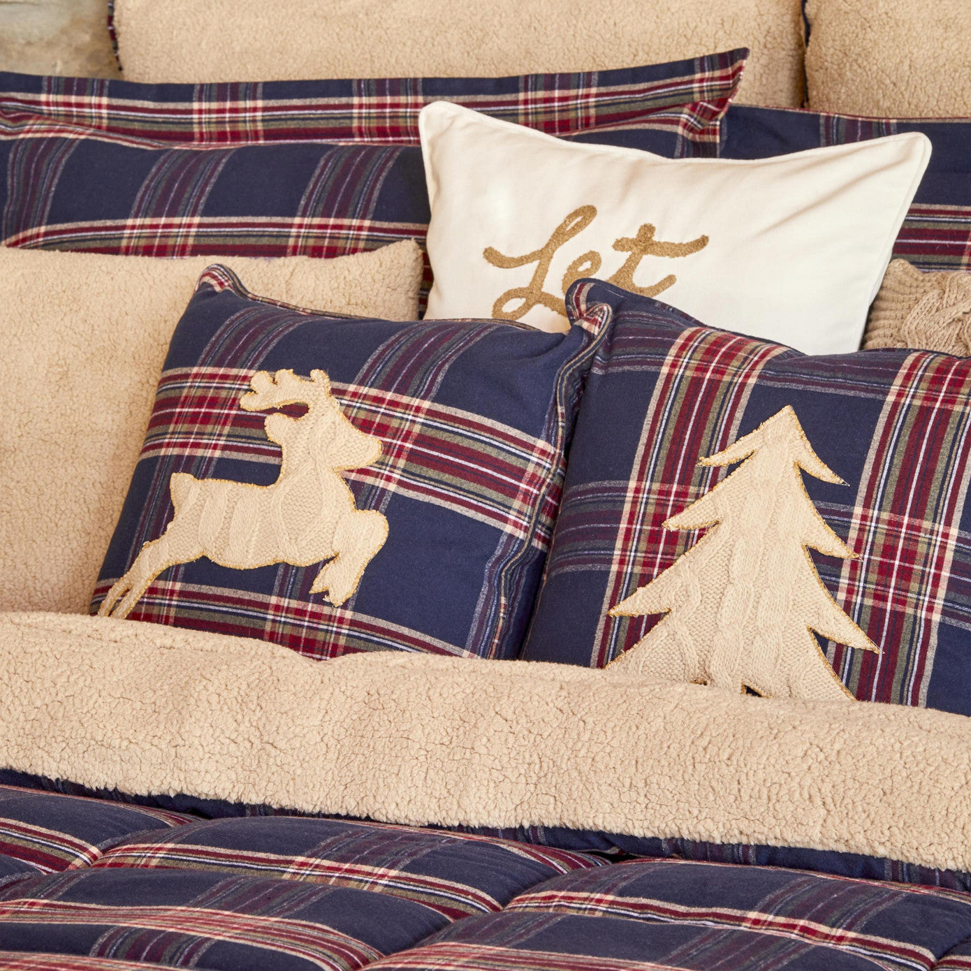 Woodland, Cozy Comfort Set, Double, Navy Blue