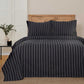 Vella, Bedspread Set, Double, Navy Blue