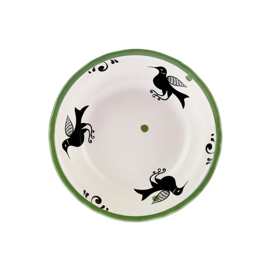 Paye Seljuk Collection, Porcelain Serving Bowl, 24cm, Green Multi