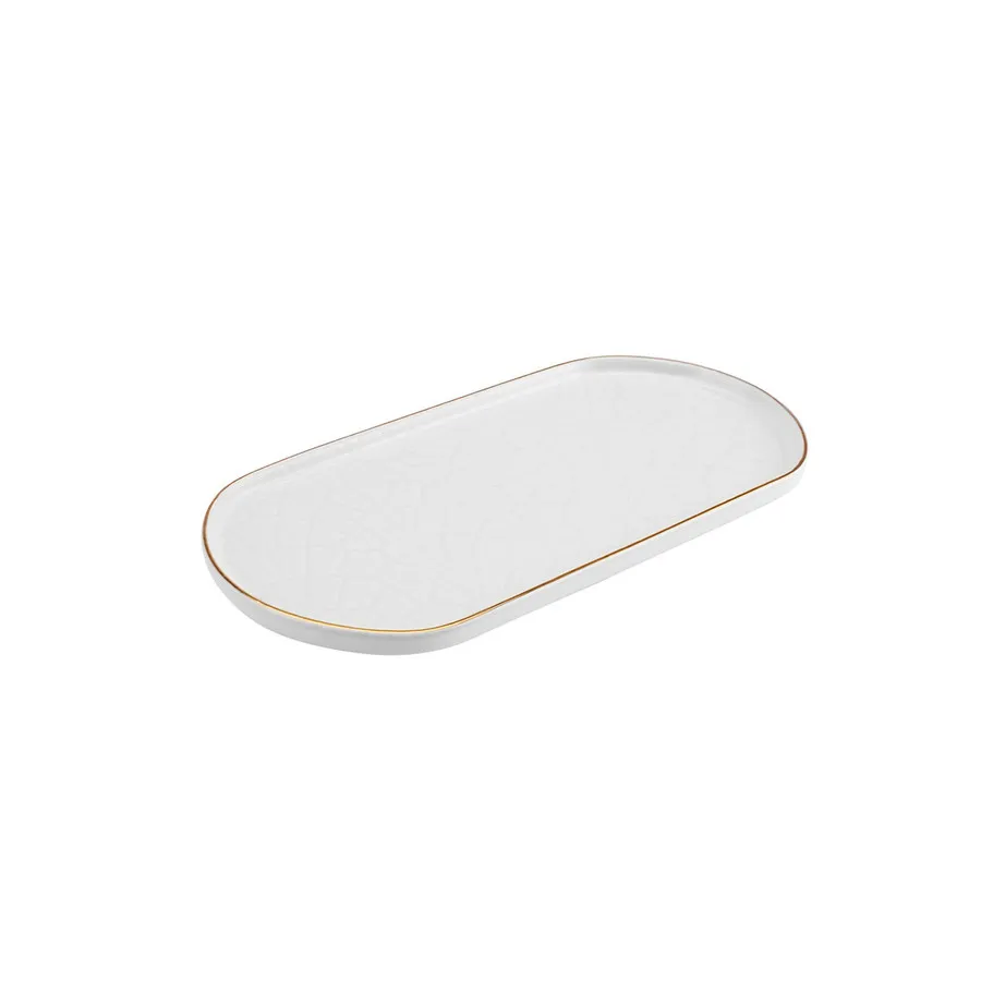 Calvin, Ceramic Serving Platter, 27cm, Multi