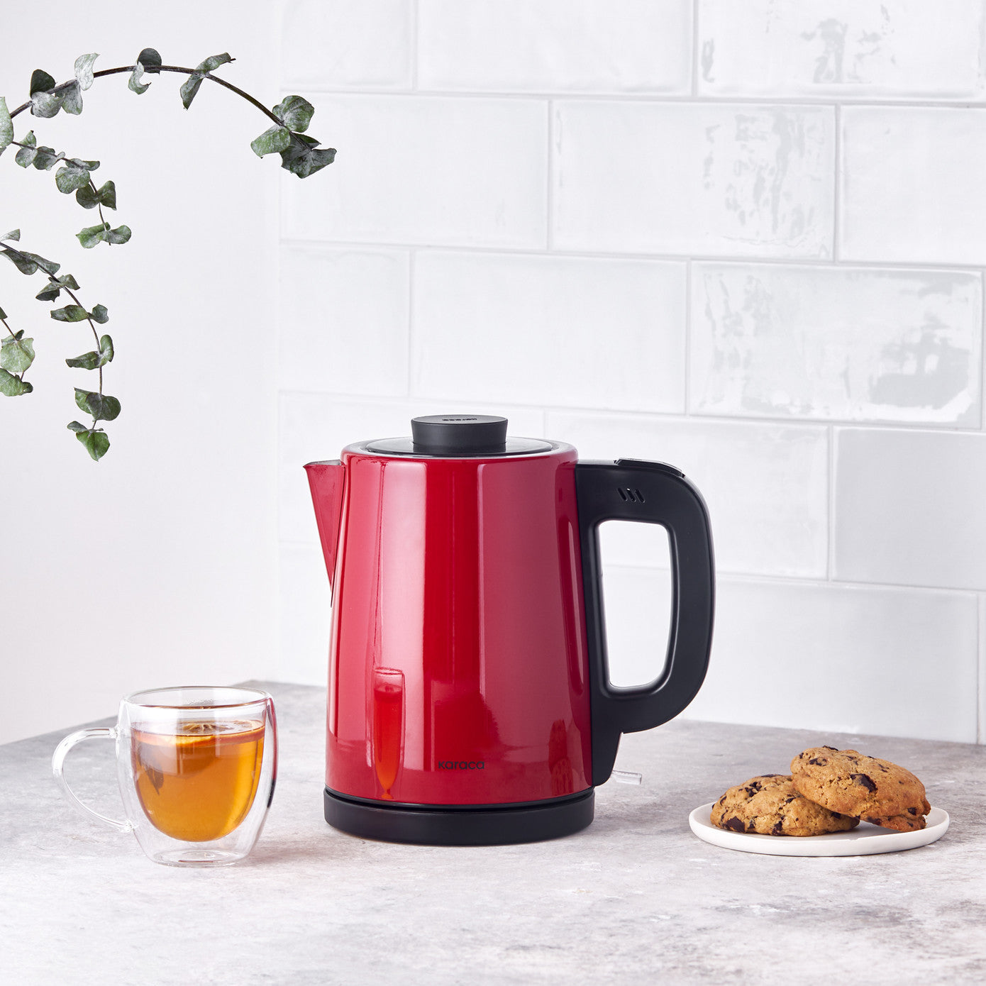 Tea Break, Tea Maker, Inox, Red