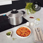 Quick and Safe, 2 Piece Stainless Steel Pressure Cooker Set, Induction, 4+6L