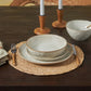 Aria Beige Reactive, 24 Piece Dinner Set for 6 People, Beige