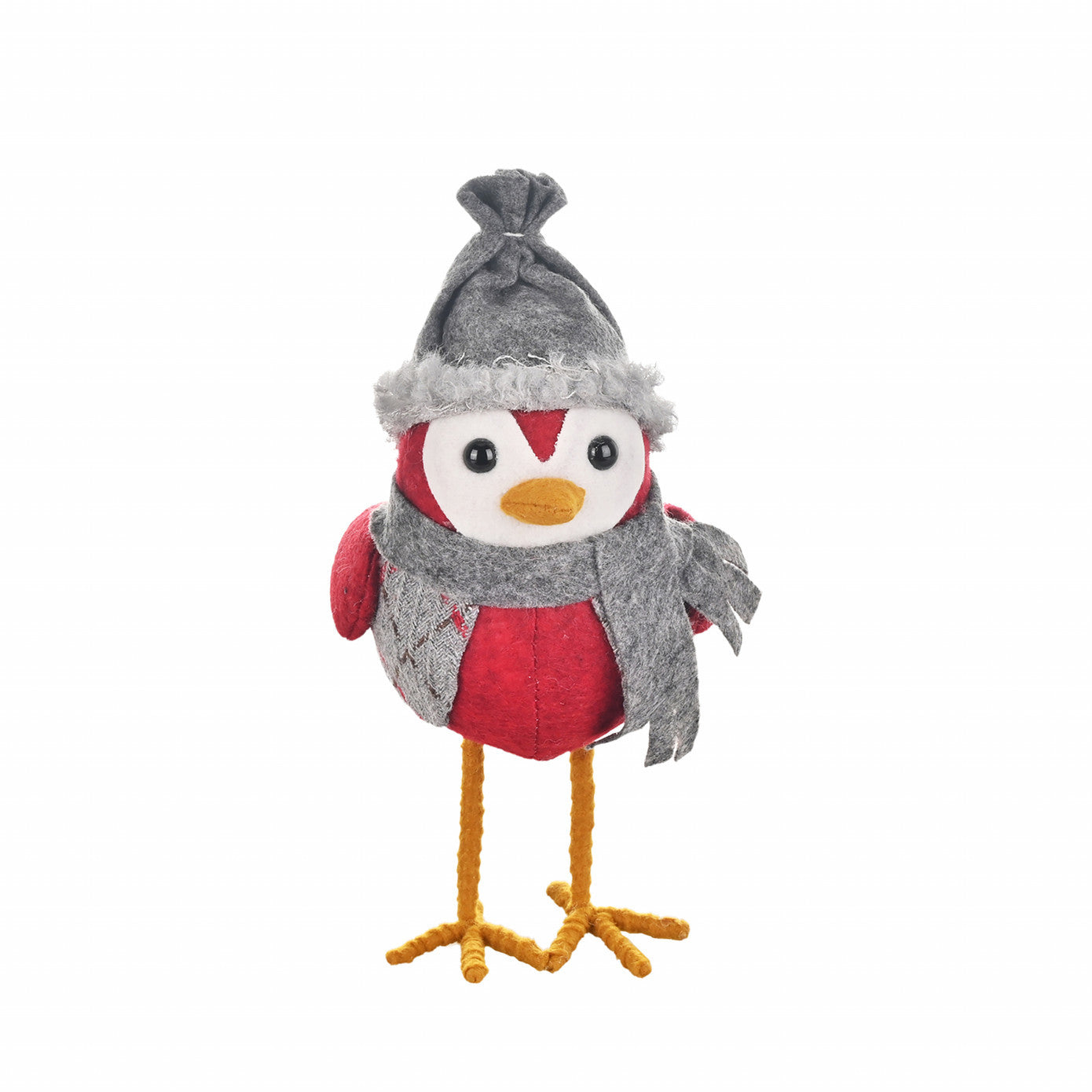 NY23 ROBIN BIRD PELUŞ OBJE 23CM