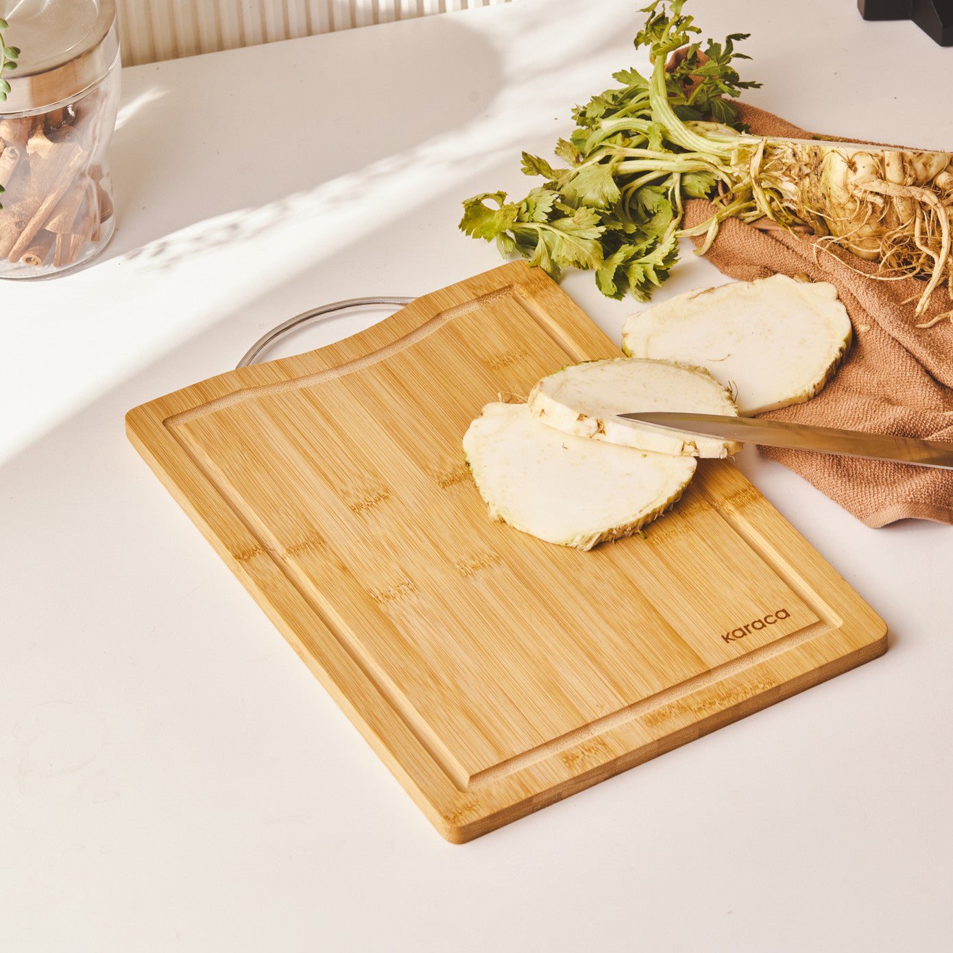 Owen Rectangle Small Bamboo Cutting Board