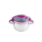 Set Oale Sub Presiune Karaca Orbit, Violet, 4+6 L