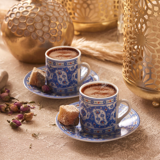 Karaca Gulhane Set cesti de cafea pentru 2 persoane 80 ml