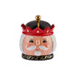 Nutcracker, Storage Jar, 12cm, Black