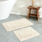 Frame, 2 Piece Bath Mat Set, Beige