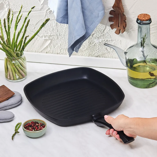 BioDiamond Powerful, Grill Pan, 28cm, Black