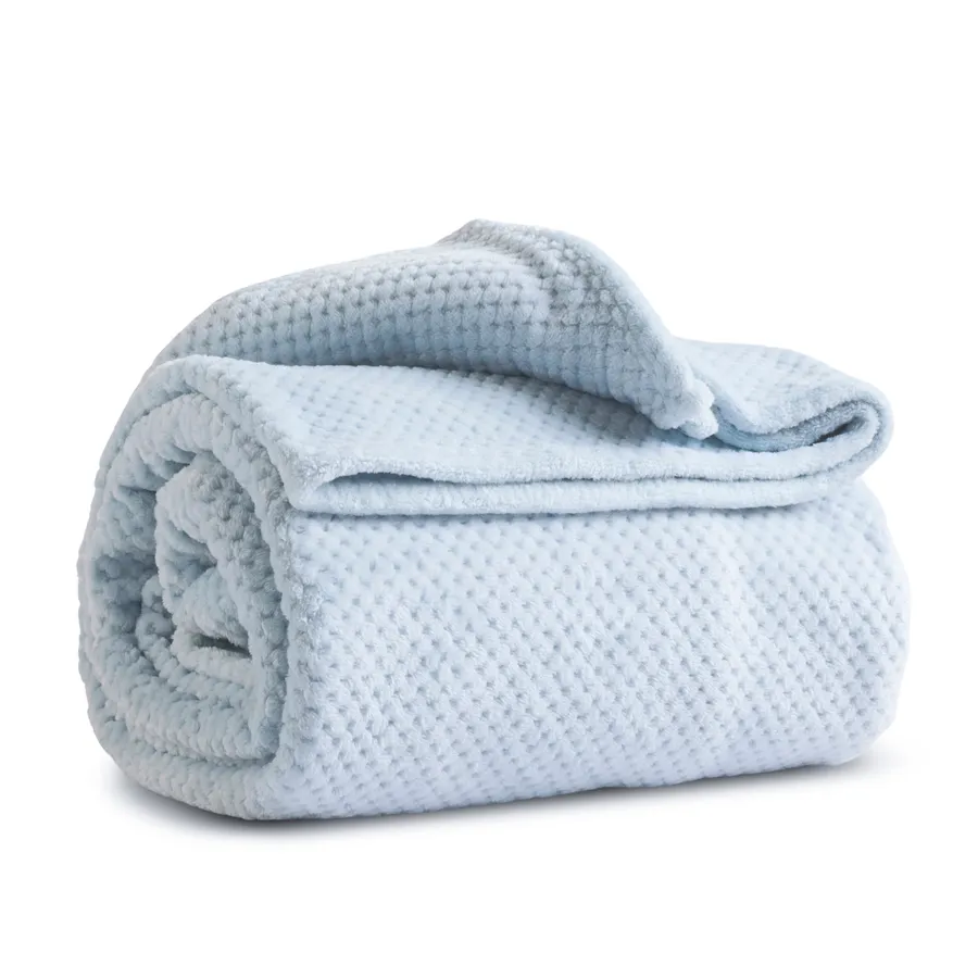 Pearl Baby Fleece Wellsoft, Single Blanket, Blue