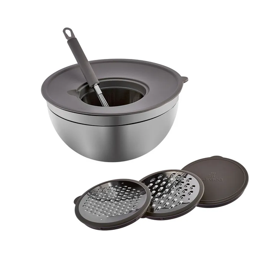 Parle, Stainless Steel Mixing Bowl Set, Silver