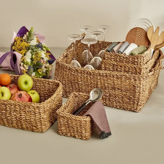 Fenix, Seagrass Storage Basket Set