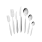 Novara, Elegance, 84 Piece Stainless Steel Cutlery Set for 12 People, Silver