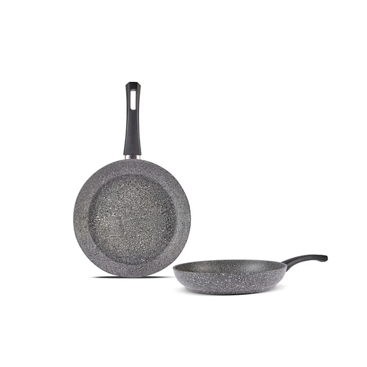 Gris Biogranite, 2 Piece Pan Set, Induction, Grey