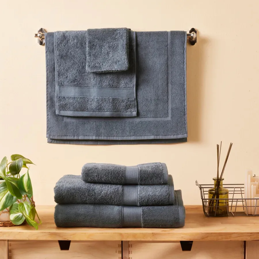 Joey, Egyptian Cotton Guest Towel, 30x50cm, Anthracite