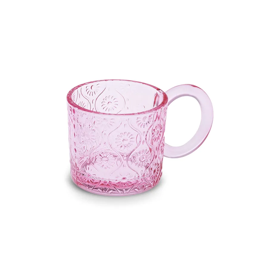 Miracle, Glass Mug, 240ML, Powder Circle