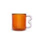 Miracle, Glass Mug, 450ML, Amber Zigzag