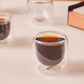 Anthon, 6 Piece Glass Espresso Turkish Coffee Cup Set for 6 People, 80ML, Transparent