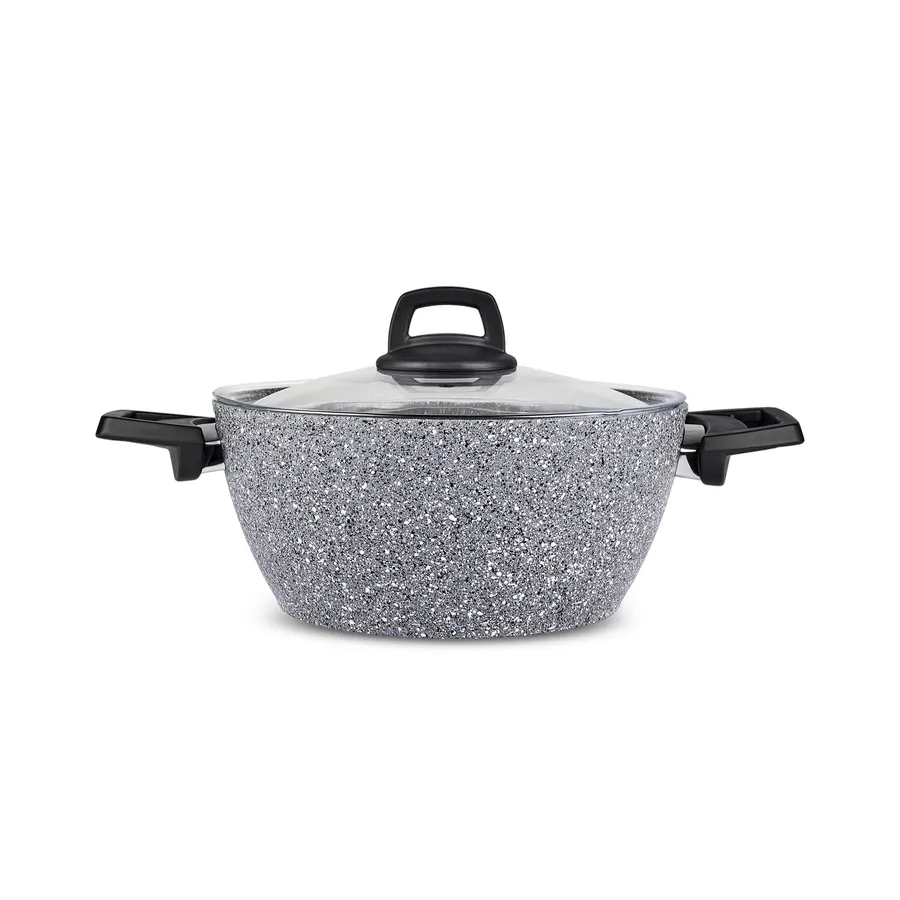 Gris Biogranite, 5 Piece Cookware Set, Induction, Grey