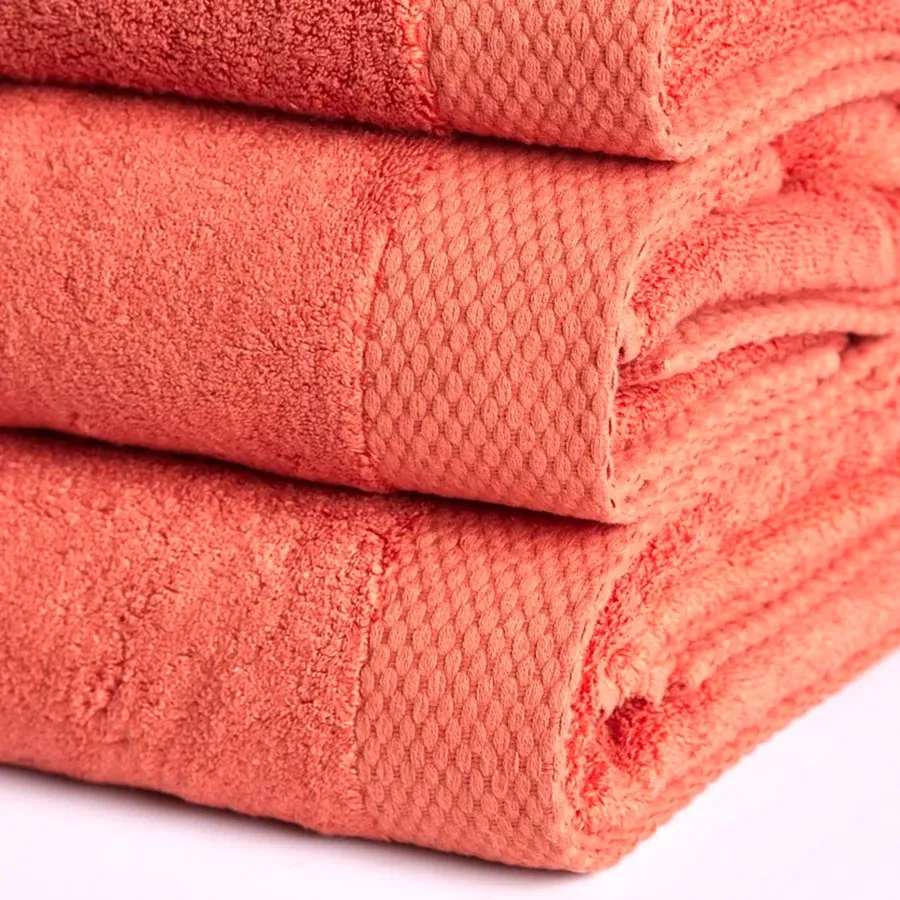 Chandler, Towel Set, Coral