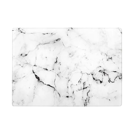 Deep, Glass Chopping Board, 35x26cm, White