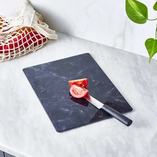 Ayaz, Glass Chopping Board, 35x26cm, Black