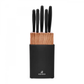 Mastercut, 6 Piece Knife Block Set, Black