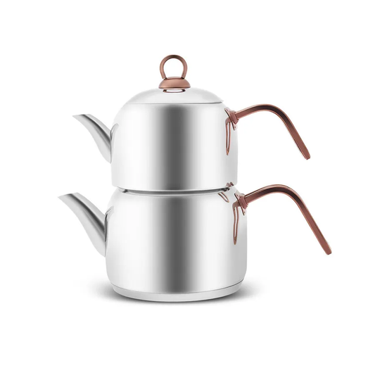 Manes, Stainless Steel Teapot Set, Mini, Rose