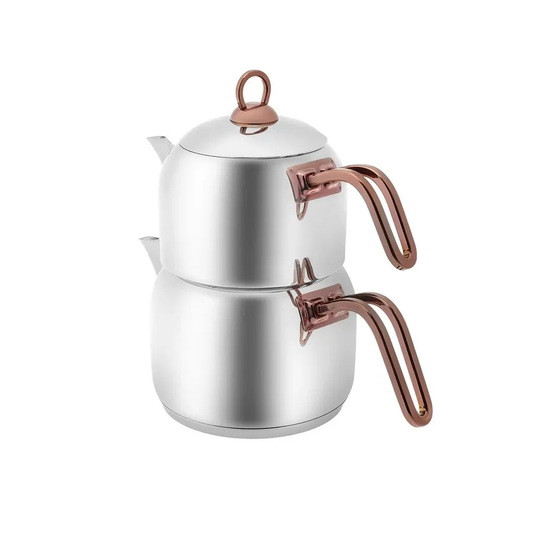 Manes, Stainless Steel Teapot Set, Mini, Rose