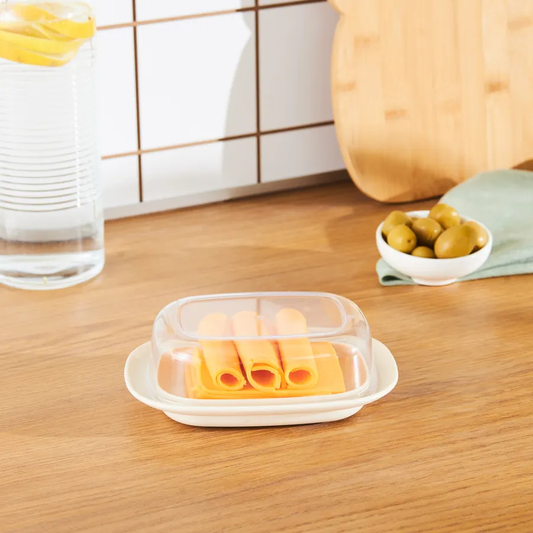 Girona, 2 Piece Breakfast Storage Container, Cream