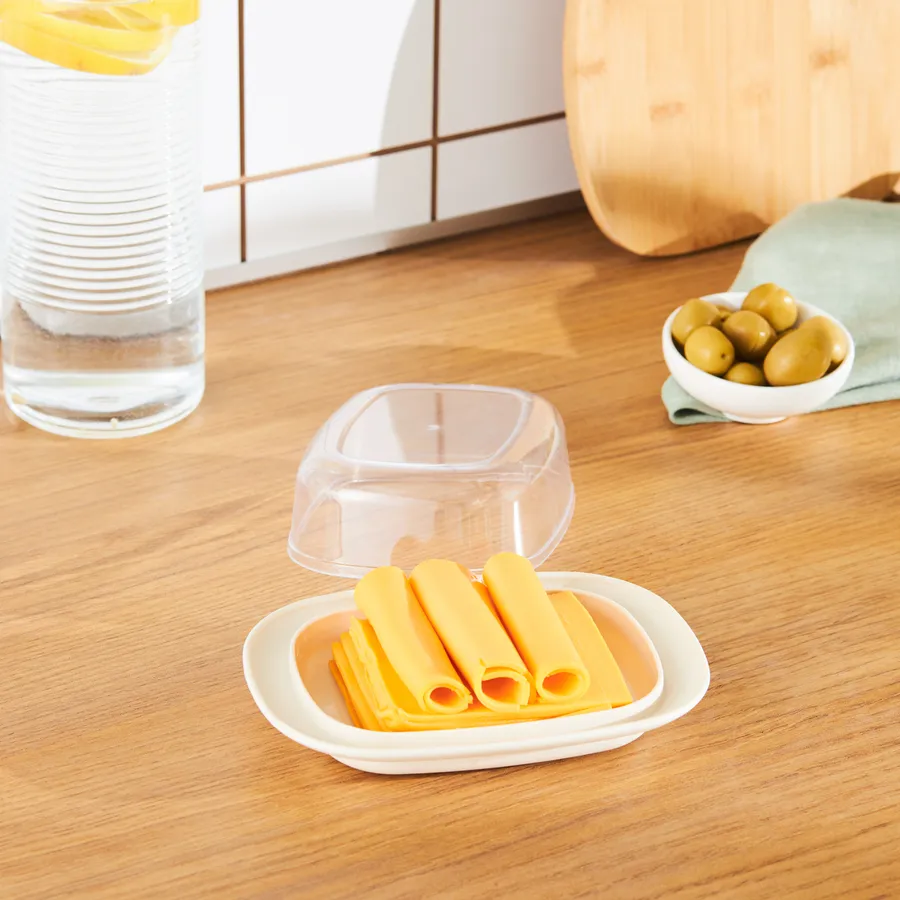 Girona, 2 Piece Breakfast Storage Container, Cream